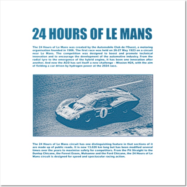 24 hours of le mans Wall Art by Genetics art